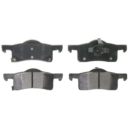 Wagner Brakes Semi-Met Disc Pad Set, Zx935 ZX935